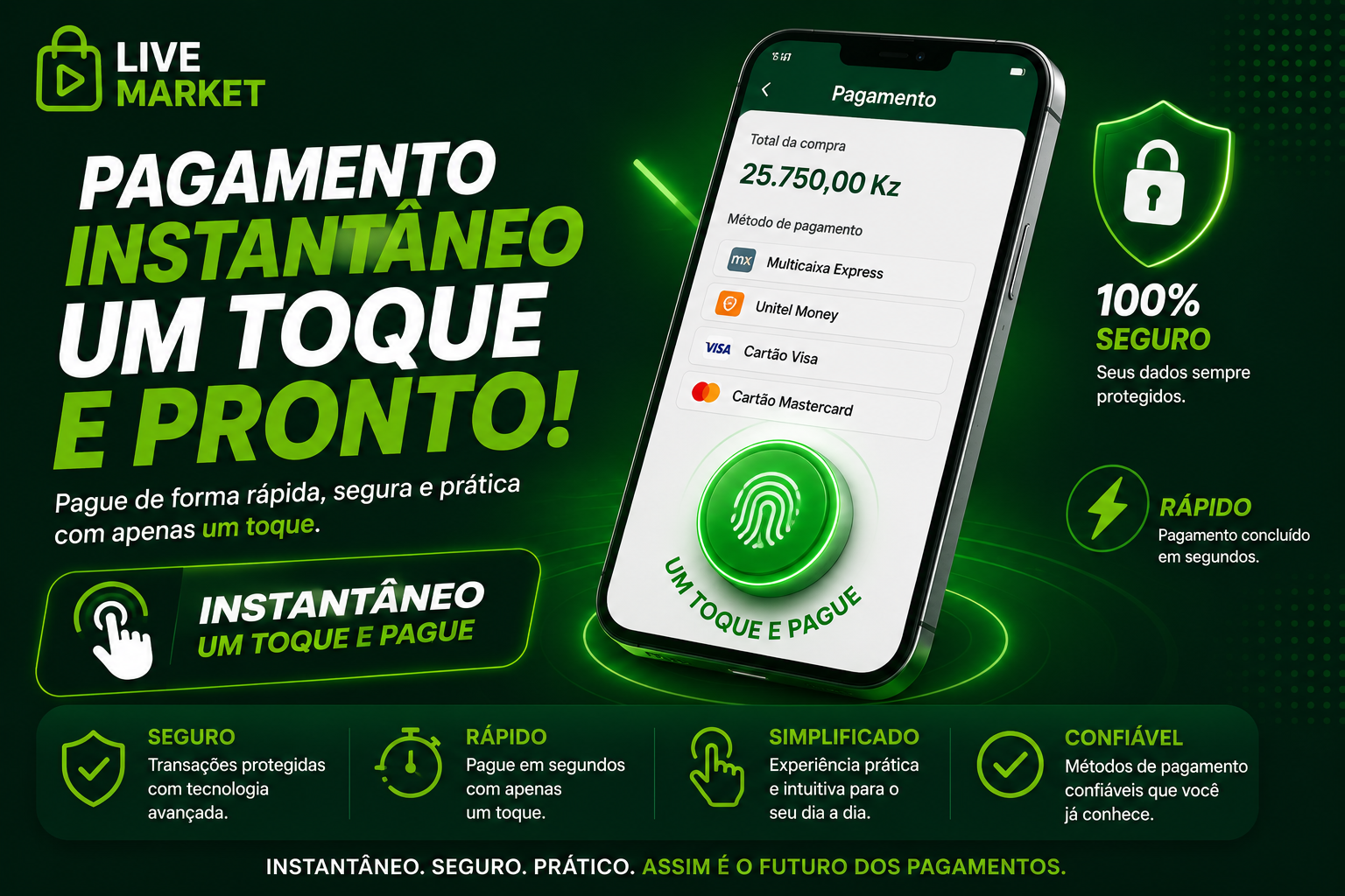 Pagamento num toque